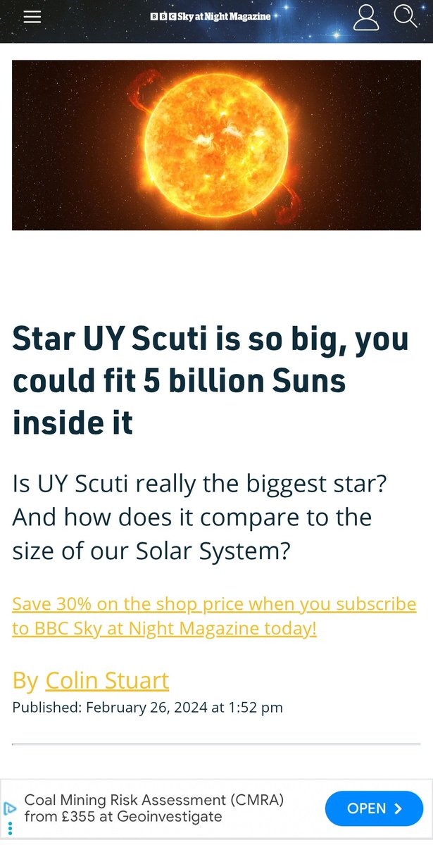 SohoGeorge's tweet image. Mind boggling & there are probably others that are larger
😱 from BBC Sky At Night Magazine