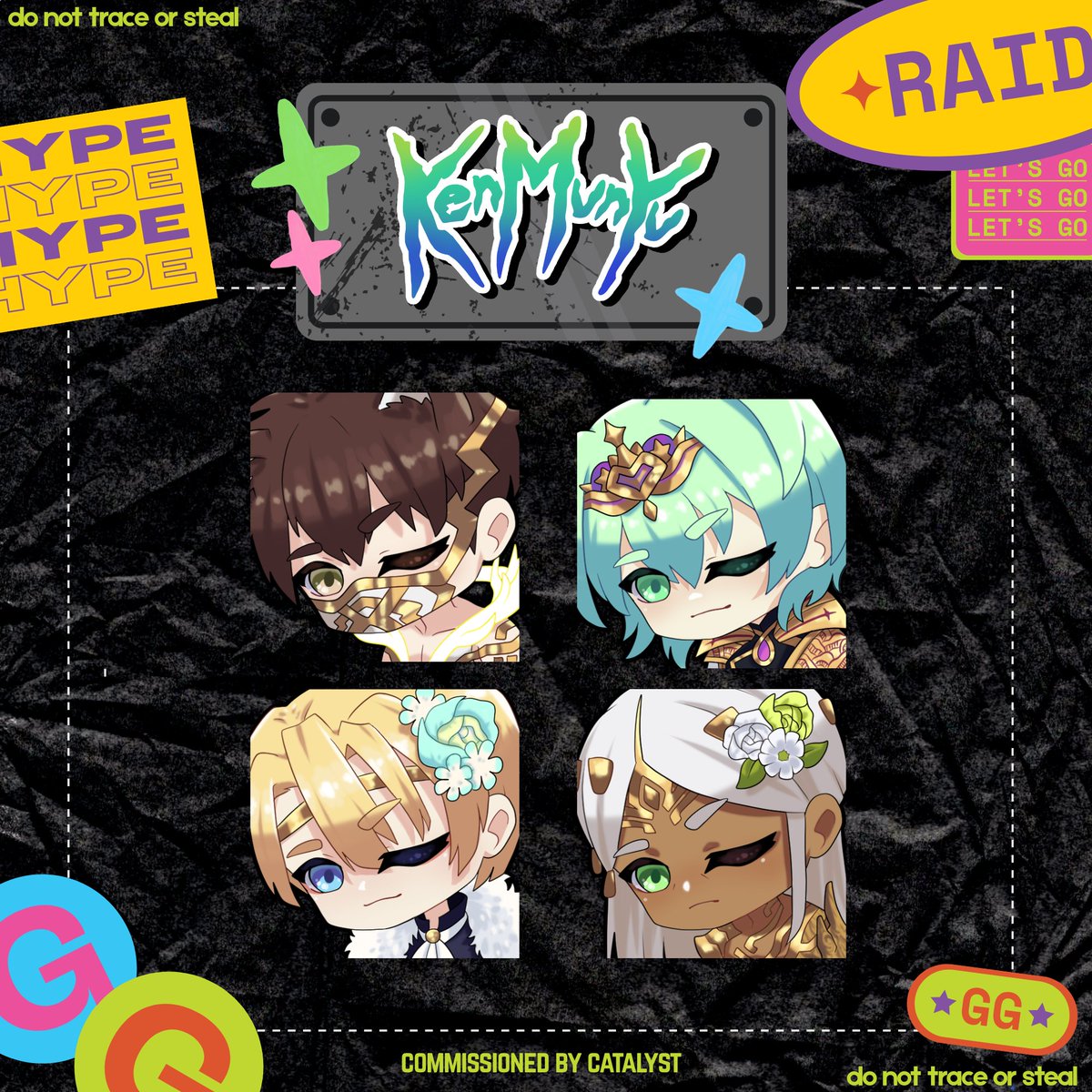 kenmunyu's tweet image. ✨ Emotes Commission ✨

🌱$5 each
🌱minimum of 4 emotes per order

💌DM me if interested!
#Emotes #commissions #commisionsopen #Vtubers #VTuberAssets