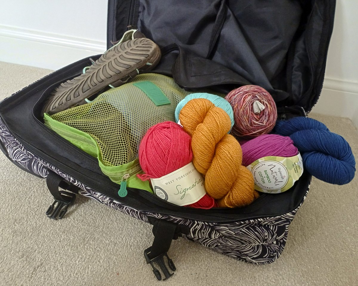 How much yarn do you squeeze in your suitcase for a summer holiday? Is there still room for shoes and clothes?
TYell us about your holiday crafting plans.