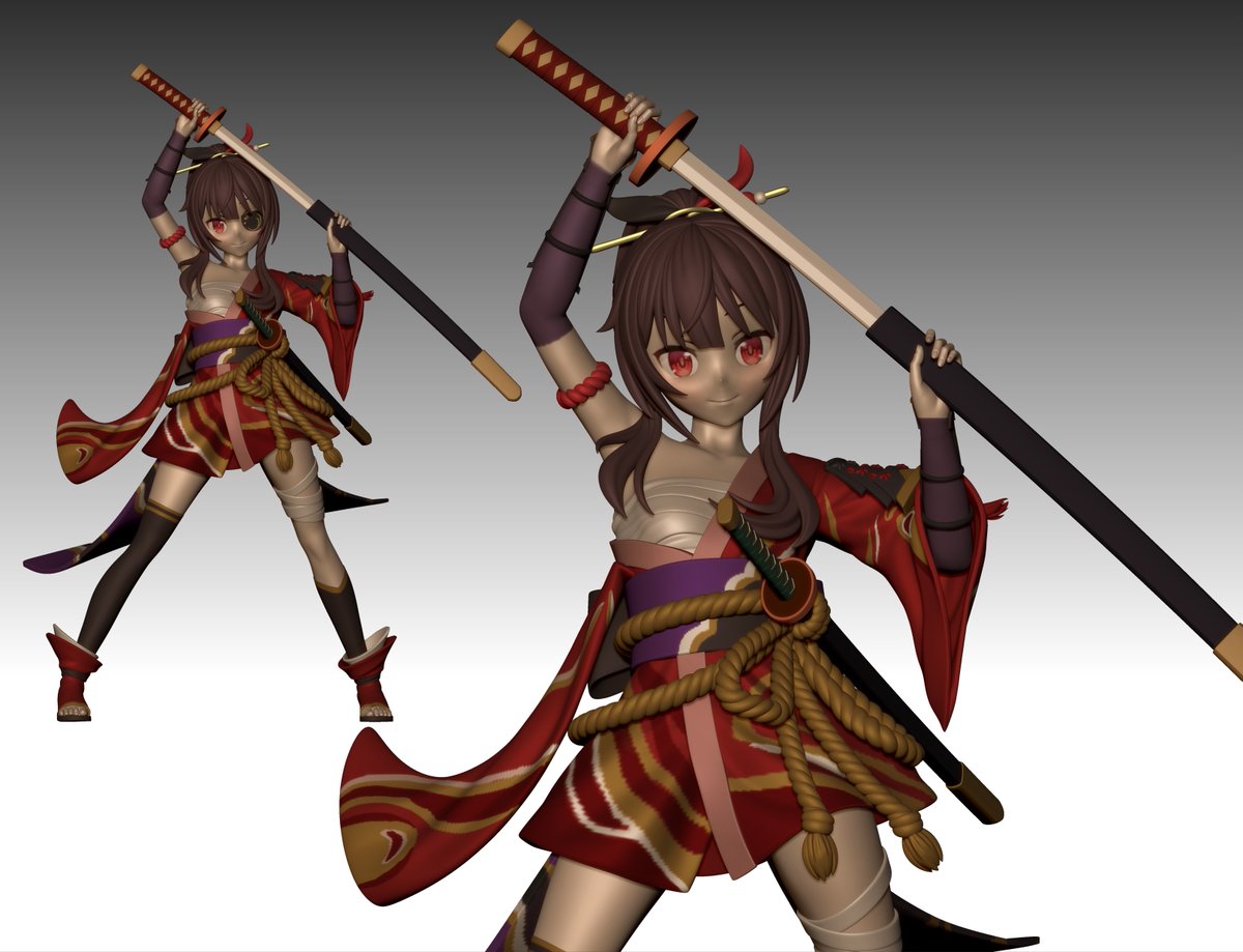 【天下一閃】めぐみん  
#めぐみん #このファン #Megumin #konosuba
