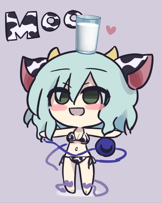 ミルクを出しに来たこいし 