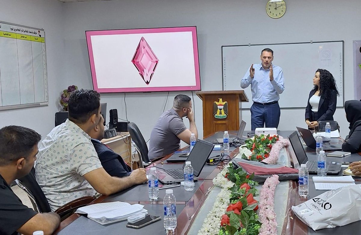 EuamIraq's tweet image. As part of its ongoing support to strengthen Iraq’s institutional capacity in countering violent extremism, @EUAMIraq conducted a session on presentation techniques for participants in the Train-the-Trainer programme with the Criminal &amp;amp; Intelligence Training Institute of FIIA.
