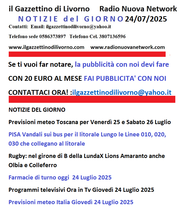 gazzettino livorno (@gazzettinol) on Twitter photo 