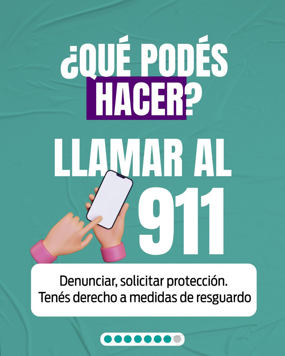 Conocer tus derechos, es protegerte 🫂

⚠️La violencia no siempre inicia con un golpe. A veces, no es visible. No deja marcas en el cuerpo, pero sí en el ánimo, en la libertad, en la economía, en los vínculos.

Si tenés dudas o consultas, estamos para vos.