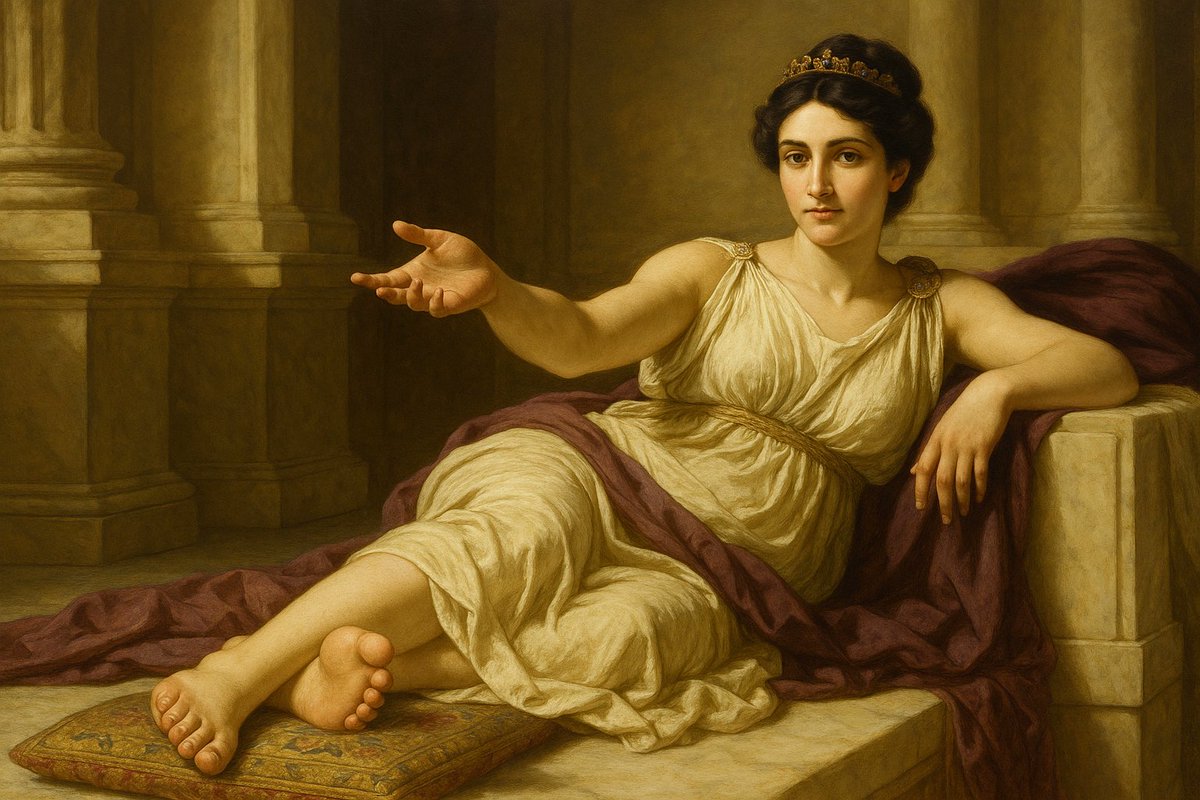 Sigurdson198's tweet photo. 🕊️ Aspasia of Milet was no ordinary woman. Foreign, eloquent, feared — she shaped Athens from the shadows of Pericles.
Was she a philosopher, a courtesan, or a legend in disguise?
Unveil her story 👇
https://t.co/AOx6FmIrMD

#AncientGreece #WomenInHistory #GreekHistory #history https://t.co/dQtvX05sDJ