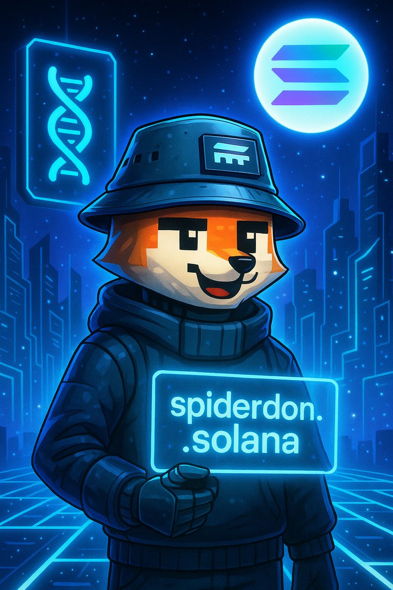 spidersol_'s tweet image. Gdomain fams
Owning your Web3 identity is EVERYTHING in this world.
grab a .solana or custom TLD to rep YOU on-chain with @AllDomains_.
Be your own brand, control your vibe, and flex it as an NFT!