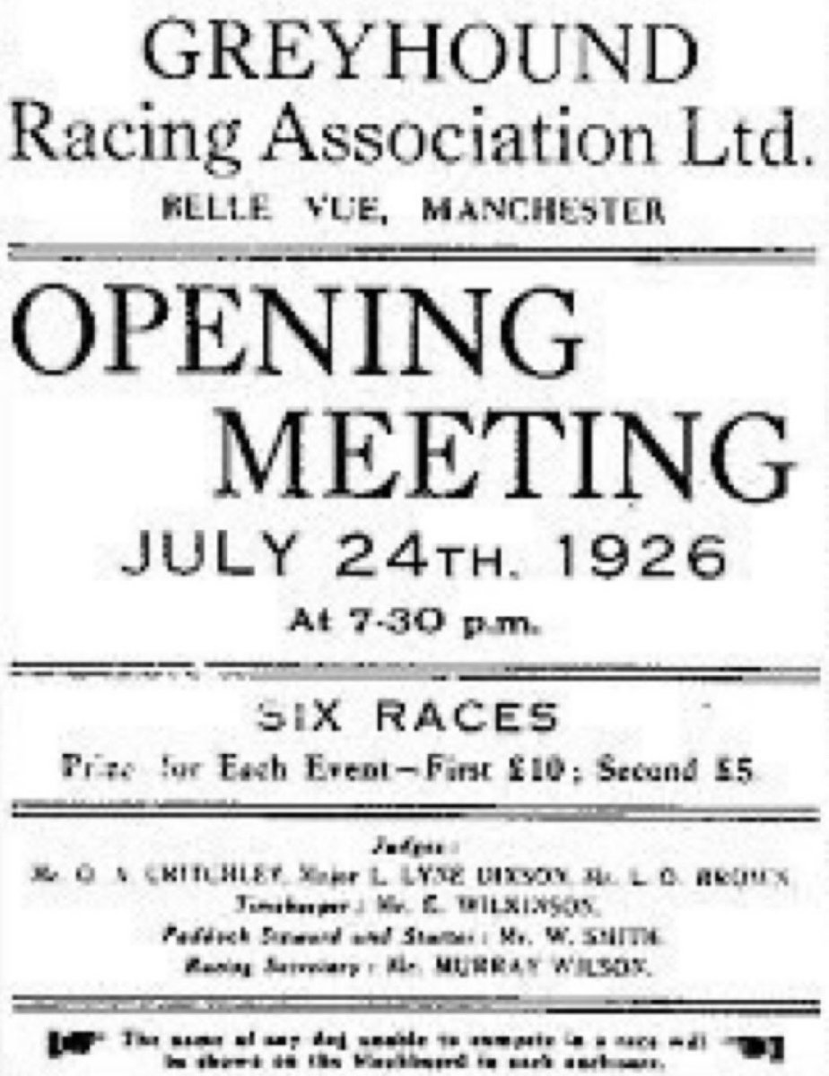 ‘It was 99 years ago today!’ 
Congratulations on your birthday Greyhound Racing. 
Can’t wait for the 💯next year.