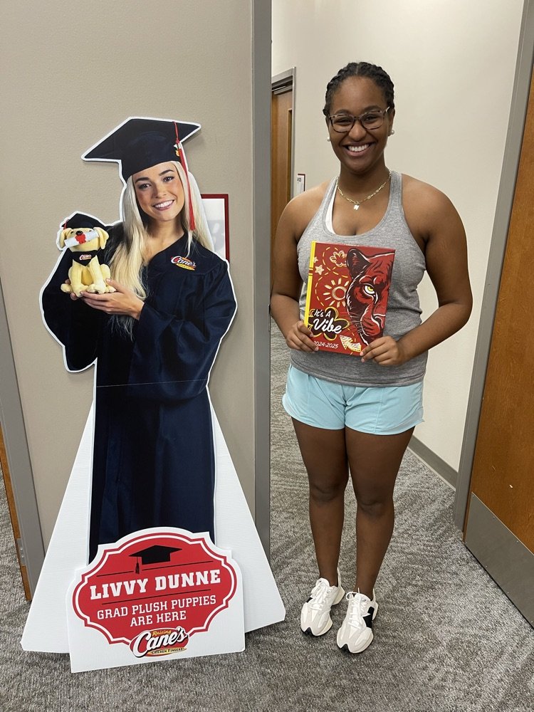 wbrpanthers's tweet image. Livvy congratulated the Class of '25 as they picked up their yearbooks. Available 8-3 for pickup, underclassmen get yours at schedule pickup Thursday, July 31st & Friday, August 1st