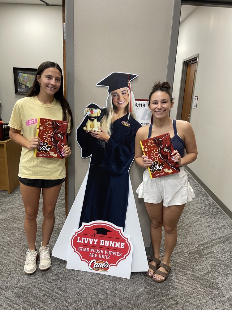 wbrpanthers's tweet image. Livvy congratulated the Class of '25 as they picked up their yearbooks. Available 8-3 for pickup, underclassmen get yours at schedule pickup Thursday, July 31st & Friday, August 1st