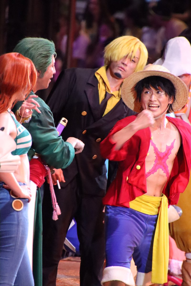 SANPOcamera's tweet image. ちょっと拗ねてるお顔がかわいいね
ピントがルフィたちだけど笑