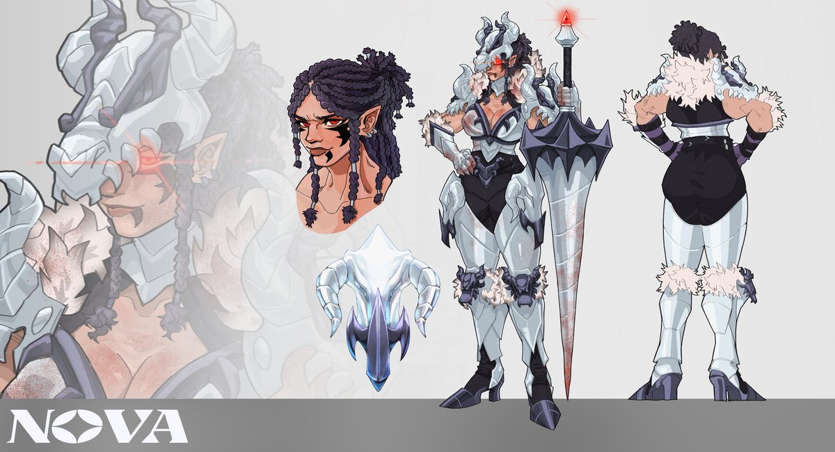 Novarcane7's tweet image. Character design 🩸🗡️
#art #digitalart #characterdesign