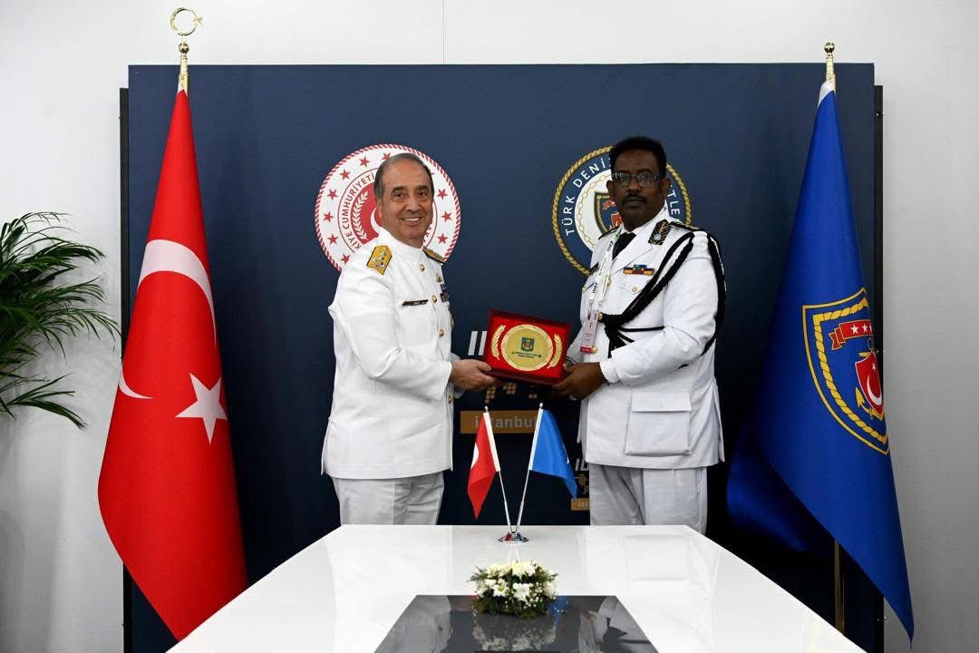 Somalia’s Navy Chief Gen. Abdullahi Omar met his Turkish counterpart Admiral Ercüment Tatlıoğlu to discuss naval security cooperation and equipping the Somali Navy.

This comes amid a Somaliland–Taiwan maritime deal, while Puntland forces continue to receive training and support