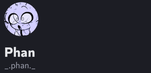 Iisphan's tweet image. Ive been informed that someone is impersonating me on discord. Do not trust anything this handle says