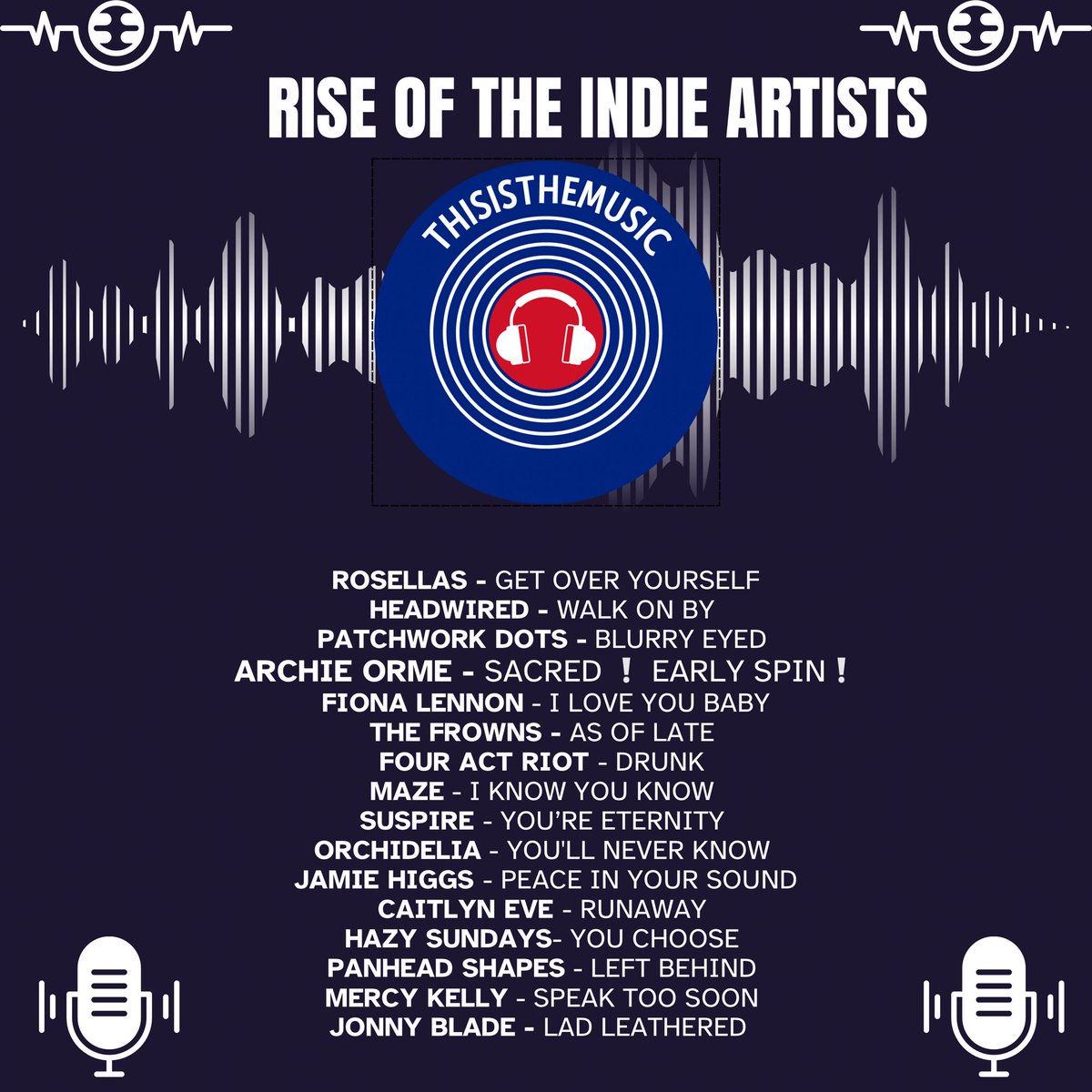 ThisIsTheMusic_ (@thisisthemusic2) on Twitter photo Brand new show!
<a href="/RosellasBand/">Rosellas</a> <a href="/Headwired2024/">Headwired</a> Patchwork Dots <a href="/archie__orme/">š»archie orme!</a> <a href="/fiona_lennon/">Fiona Lennon</a> <a href="/TheFrowns/">The Frowns</a> Four Act Riot <a href="/mazeukmusic/">MAZE</a> <a href="/suspiretheband/">Suspire</a> <a href="/orchideliaband/">Orchidelia</a> <a href="/jamiehiggsmusic/">Jamie Higgs JHMUK</a> <a href="/caitlyneve_/">Caitlyn Eve</a> <a href="/HazySundaysband/">Hazy Sundays</a> <a href="/PanheadSharps/">Panhead Sharps</a> <a href="/MercyKelly_Band/">MERCY KELLY</a> <a href="/JonnyBladeMusic/">JonnyBladeMusic</a>
mixcloud.com/ThisIsTheMusic⦠Brand new show!
<a href="/RosellasBand/">Rosellas</a> <a href="/Headwired2024/">Headwired</a> Patchwork Dots <a href="/archie__orme/">š»archie orme!</a> <a href="/fiona_lennon/">Fiona Lennon</a> <a href="/TheFrowns/">The Frowns</a> Four Act Riot <a href="/mazeukmusic/">MAZE</a> <a href="/suspiretheband/">Suspire</a> <a href="/orchideliaband/">Orchidelia</a> <a href="/jamiehiggsmusic/">Jamie Higgs JHMUK</a> <a href="/caitlyneve_/">Caitlyn Eve</a> <a href="/HazySundaysband/">Hazy Sundays</a> <a href="/PanheadSharps/">Panhead Sharps</a> <a href="/MercyKelly_Band/">MERCY KELLY</a> <a href="/JonnyBladeMusic/">JonnyBladeMusic</a>
mixcloud.com/ThisIsTheMusicā¦