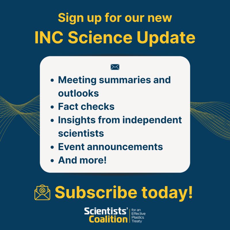 WinnieCJ's tweet image. Join the @Scientists_Coa newsletter to get all the latest insights and updates (inc. scientific fact checking), from the INC5.2 #PlasticTreaty negotiations direct into your inbox! 

🔗 Sign up here: lnkd.in/eXHRyaKi 
📑 Explore new policy briefs: lnkd.in/eMvvq7iA
