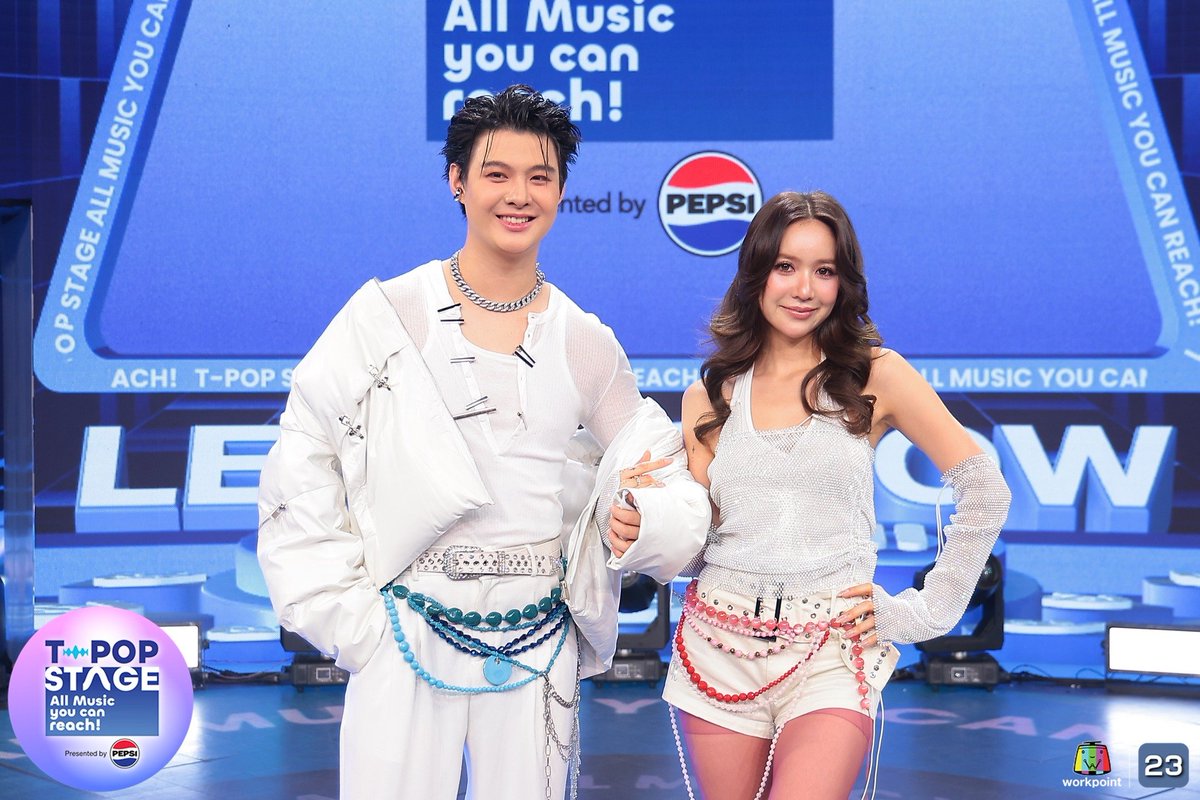 ✨7月24日の視聴👀 ※日本時間

⏰23:45
📍 T-POP STAGE SHOW
📺#Workpoint23 workpointtv.com/live-stream-pa…
💻📱TB/YT:T-POP STAGE 
facebook.com/Tpopstage/
youtube.com/@TPopStageOffi…

#TpopStagepresentedbyPEPSI
#TpopStagepresentedbyPEPSIweek29 / 2025
#Saint_sup #MingEr
