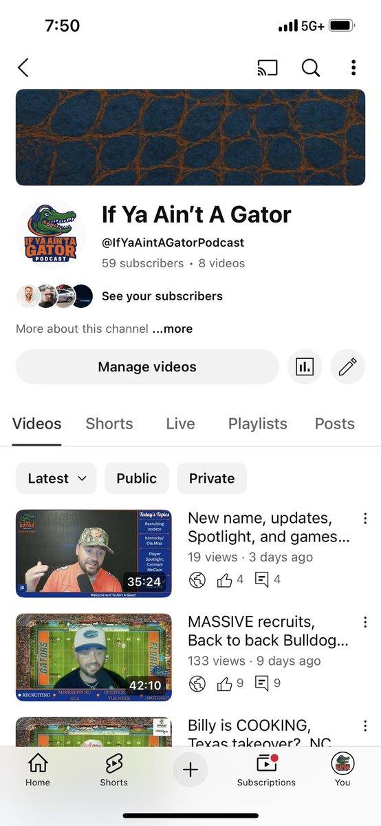 IYAAGPodcast's tweet image. I know it’s not a lot but 4 weeks ago I was at 4 subscribers. Very appreciative. Also shout out to the fellas at @hightopsport for helping me out as much as they have. Big part in me getting more subs. @Hightop_Prof @HightopDave