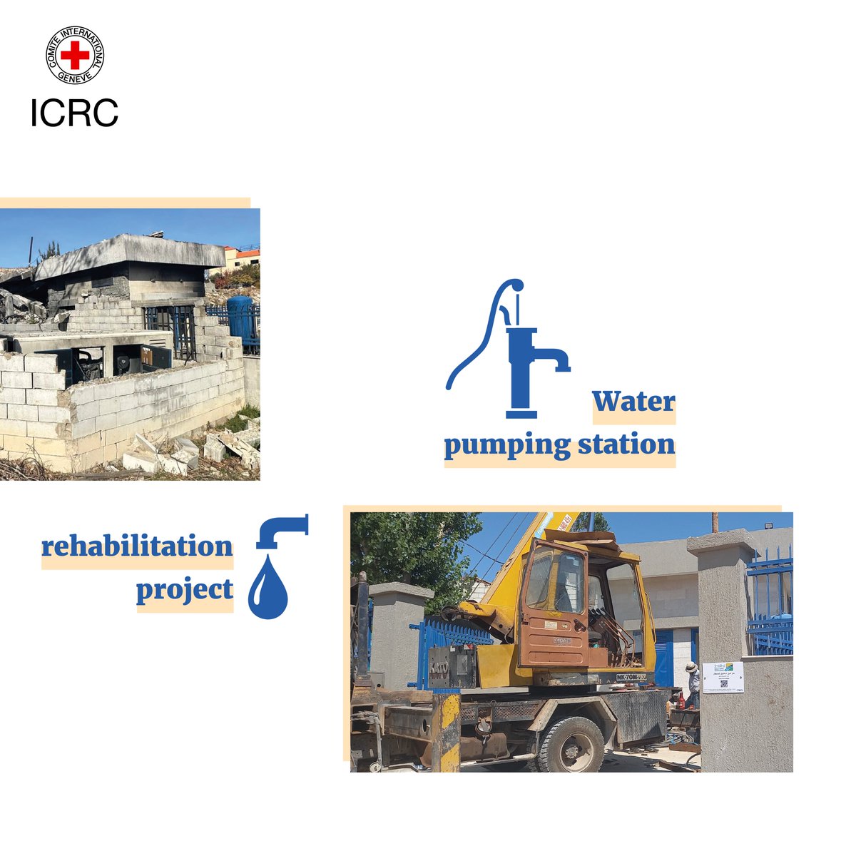 ICRC_lb's tweet image. 💧Water is back in Ain Em Khalil!

With #ICRC support, damaged Chmestar pumping station in #Beqaa is fully restored, bringing clean, safe #water to over 6,000 ppl &amp;amp; many displaced families.
A new borehole pump &amp;amp; upgraded electrical system now ensure 🚰access for 500+ households.