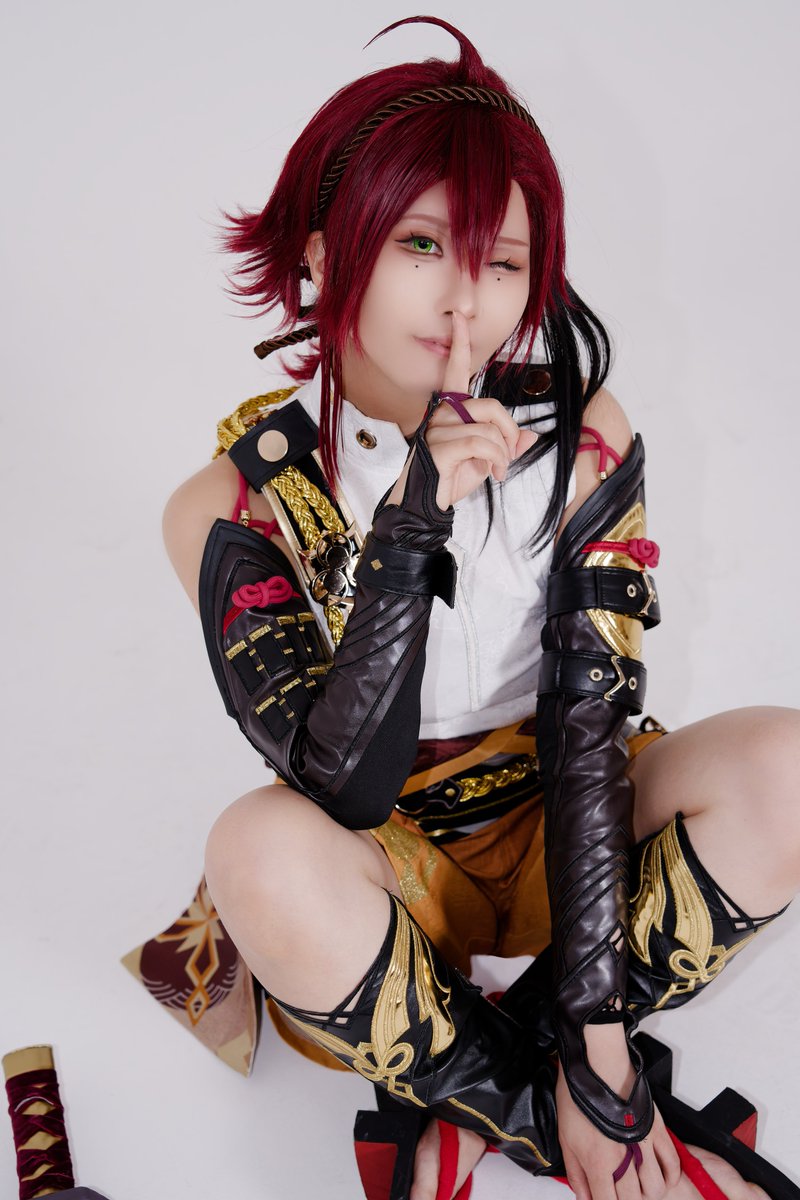 原神cos/鹿野院平蔵
photo：蛸海月さん(<a href="/tako_dosue/">蛸海月</a> )

 #雲を吹き飛ばせショタ最高超スマイル併せ0525