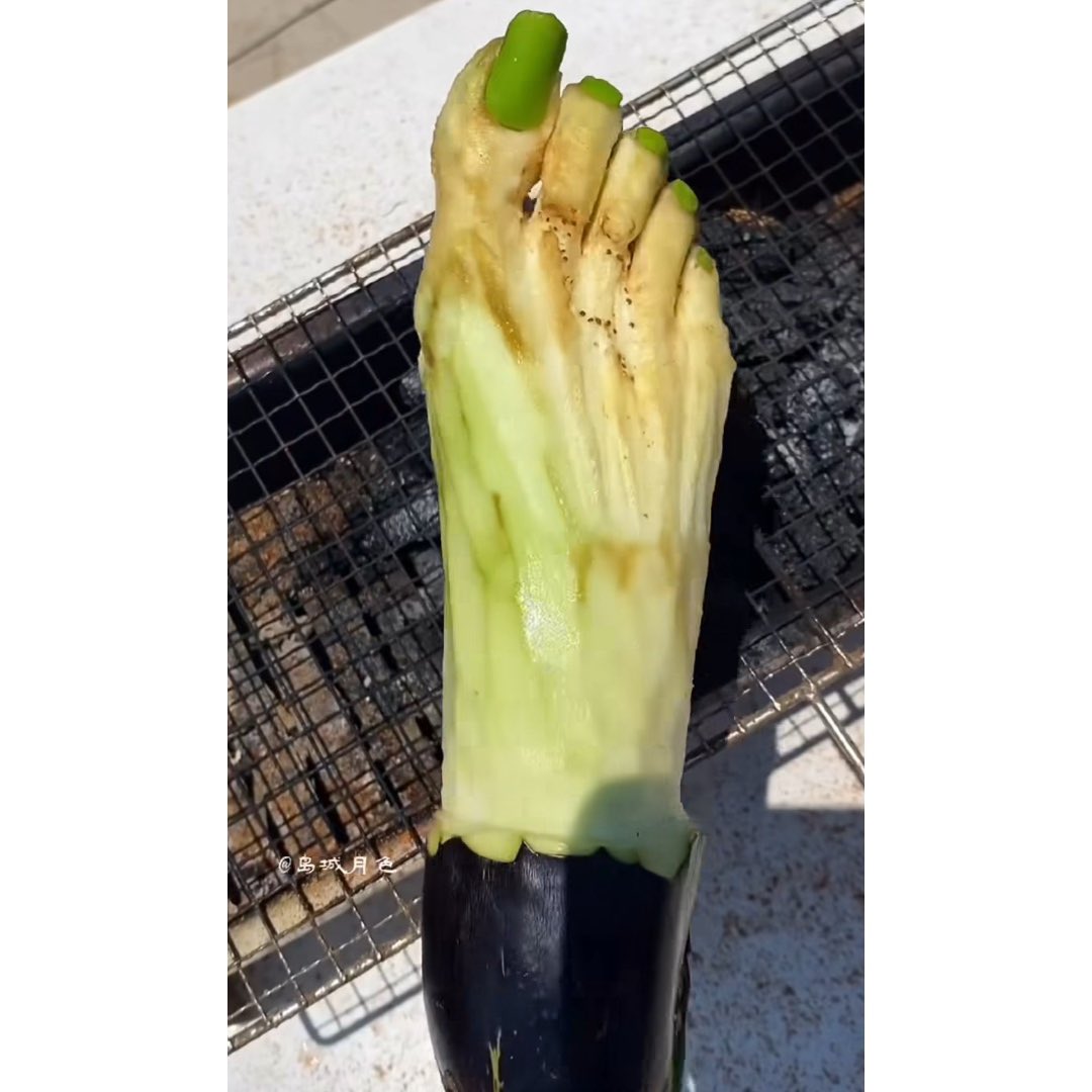 “You ok babes? You’ve barely touched your toe-bergine..”