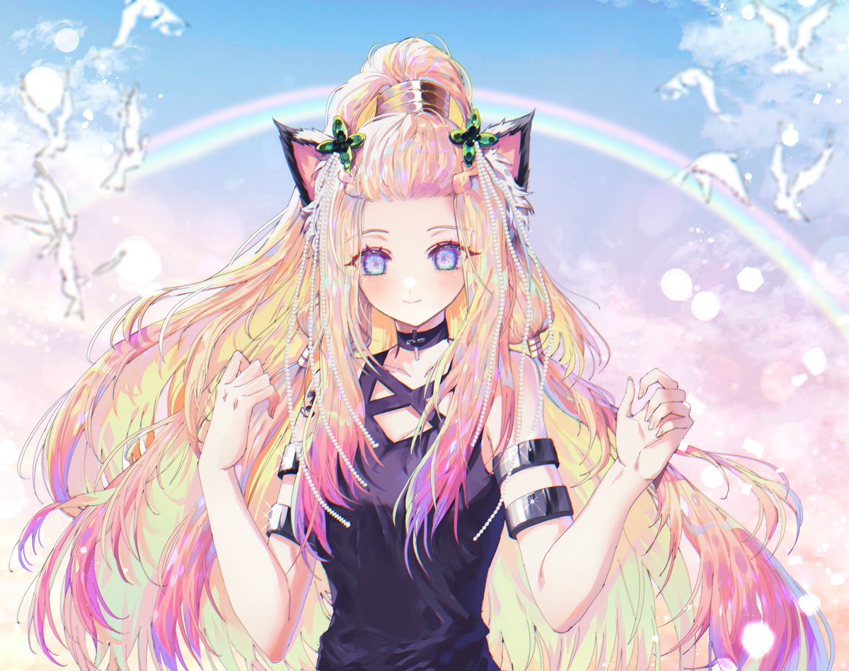 KhleoX0's tweet image. LOOK AT THIS BEAUTIFUL ART @CHABi_KiM DID FOR MEEEE 
❤️ 💙 💜 💖  

I LOVE IT 0^0 

Go. Follow. Her. 

#art #digitalart #oc #ocart