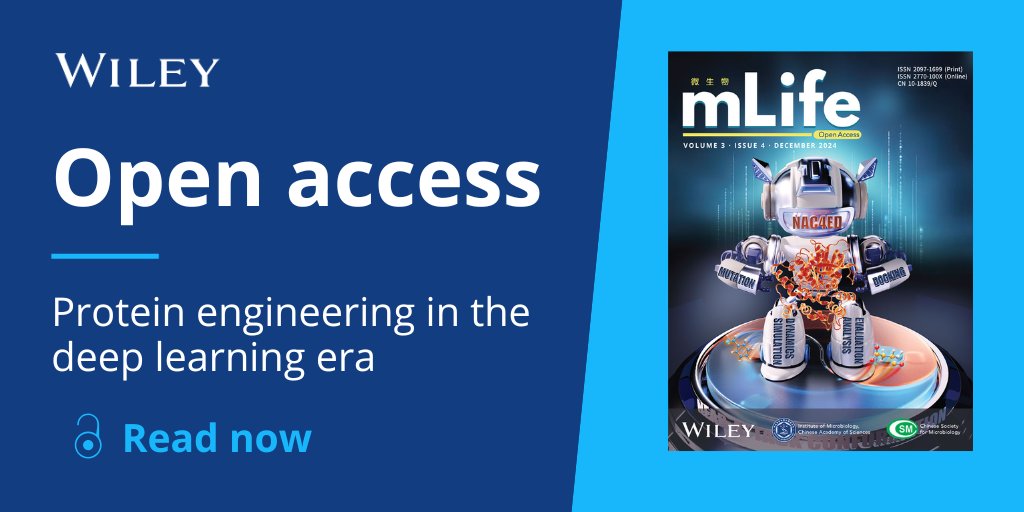 How is deep learning transforming protein engineering? This new review explores models, representations, and future directions at the AI-biology frontier.

🔬 Read in <a href="/journal_mlife/">mLife Journal</a>: ow.ly/sXlU50WpTZs

#ProteinEngineering #AI #DeepLearning