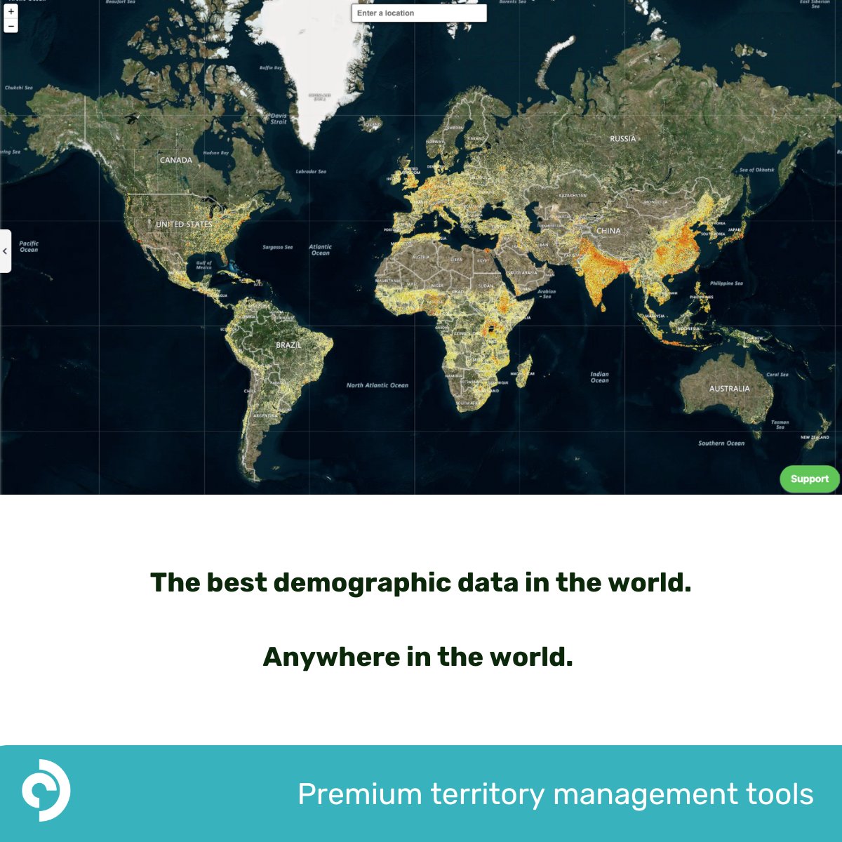 Pop_Explorer's tweet image. High precision, globally standardized demographics. 

Don't risk a bad territory on bad data. 

Get started for free today: discover.populationexplorer.com