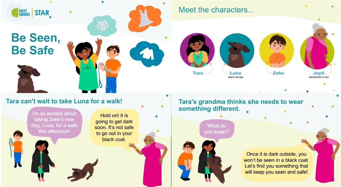 CRESTAwards's tweet image. Our new #CRESTAwards Star resource, adapted to be suitable for little ones as young as 3, comes with colourful supporting slides!
The slides guide children through the challenges & introduce new characters, including Tara & grandma Joyti.
primarylibrary.crestawards.org/#tab_8gj07kXQV… #earlyyearsedu