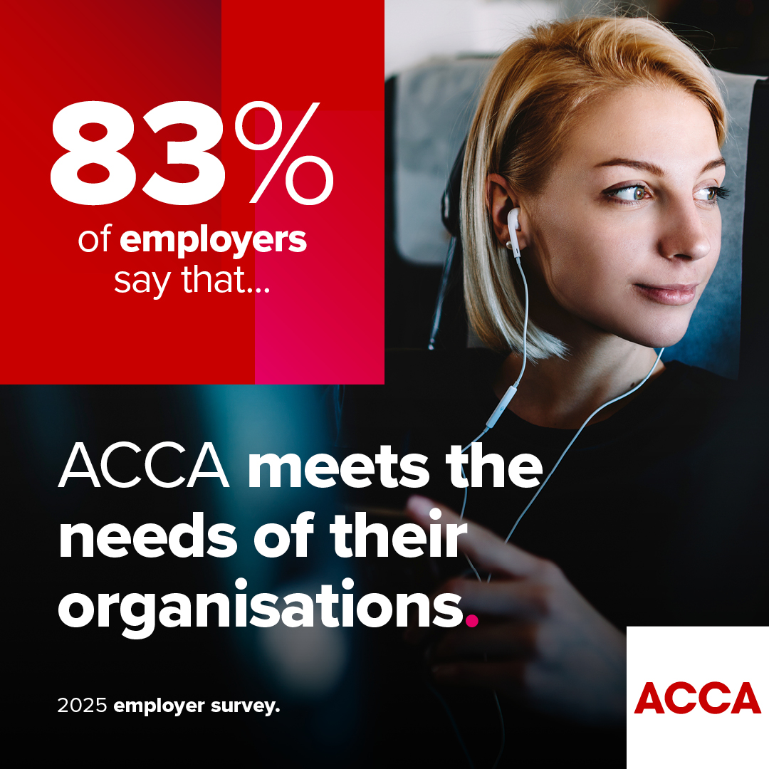 Employers know they can expect a high global standard from our professionals. Our forward-looking qualifications, continuous learning and insights are respected and valued by employers in every sector.