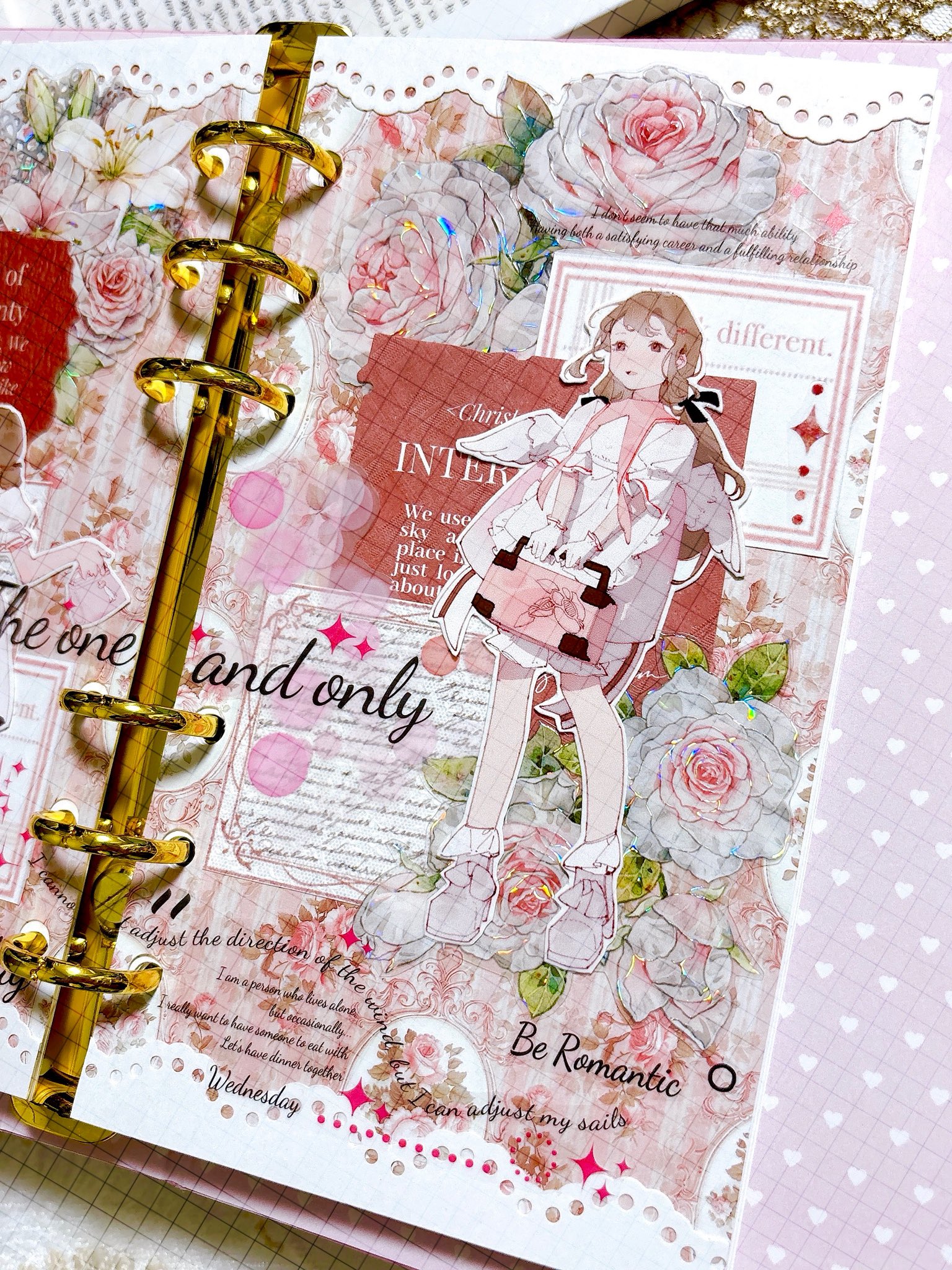 コラージュノート✥『ワンシーン♡』 世界でひとつのコラージュノート＊白と黒の音楽＊ - Private