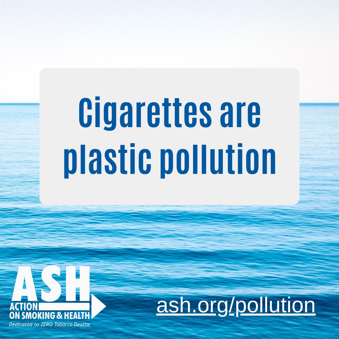 The UN #PlasticsTreaty is an important step in tackling global plastic pollution, and should include a ban on cigarette filters.

#INC52 - Let's end the unnecessary single-use plastic of cigarettes by banning filters.

Learn more: ash.org/plastic-pollut… 
#PlasticPollution