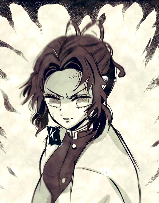 胡蝶しのぶ 「【#無限城編 】 劇場版「鬼滅の刃」無限城編 墨絵「胡蝶