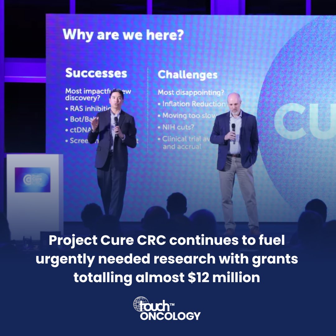 touchONCOLOGY's tweet image. 💡Project Cure CRC, an initiative from the @CCAlliance , has now awarded $12 million across 29 grants—with five new awards fuelling critical research in immunotherapy, early detection, &amp;amp; tumour biology.

touchoncology.com/insight/projec…

#ColorectalCancer #coloncancer