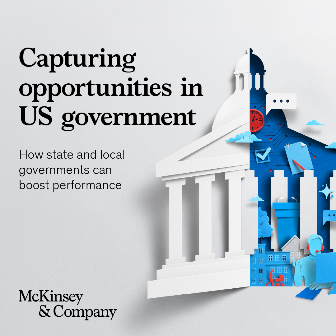 In today's rapidly changing environment, US state and local #government leaders face the dual challenge of reducing costs while meeting the rising expectations of their residents.  

Taking these six actions can help boost operating performance: mck.co/3H32mN7