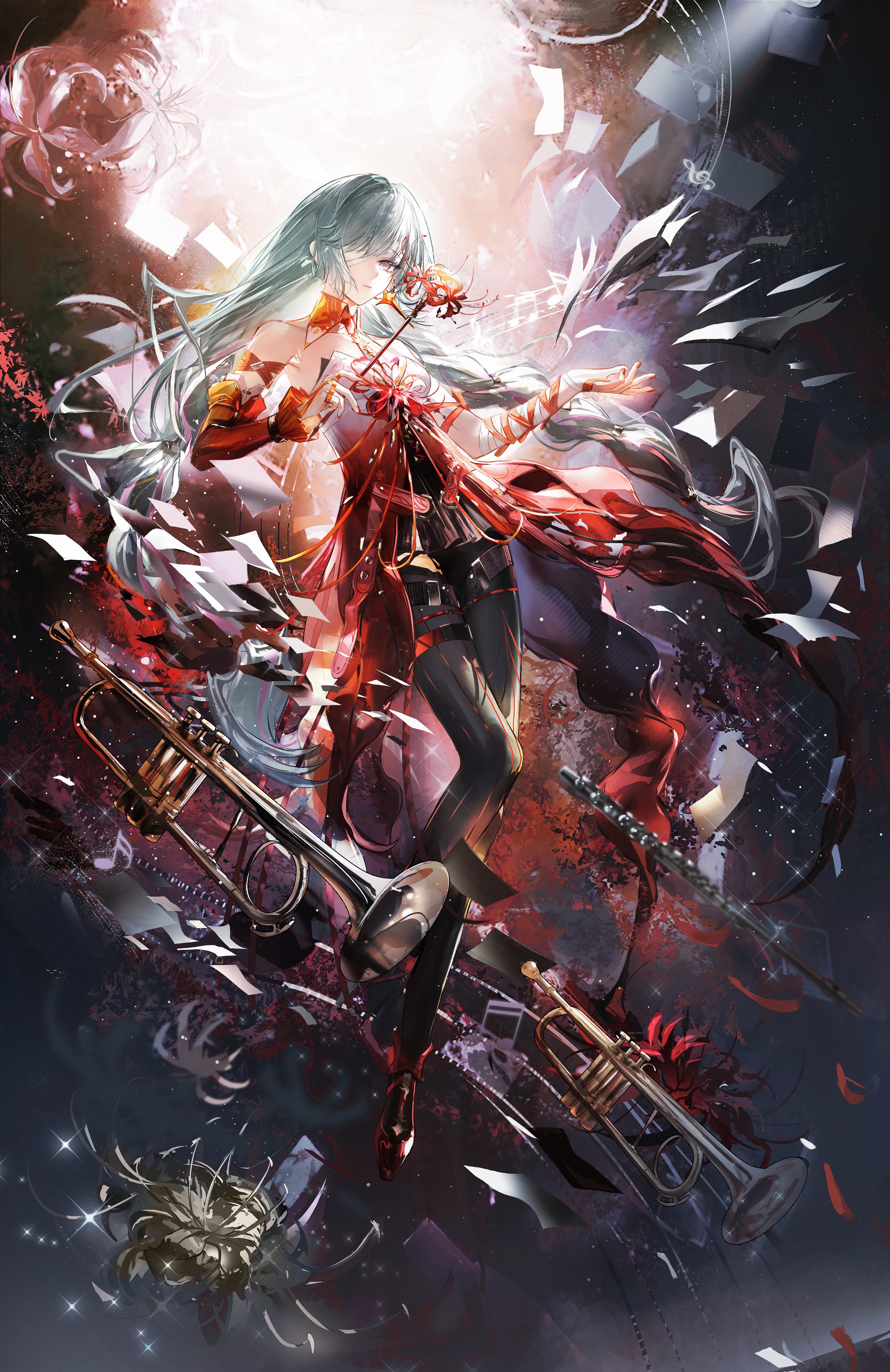 氷柱と炎狐の決断 4枚 神アート toriumu (October Cms slots open) (@_toriumu) / X