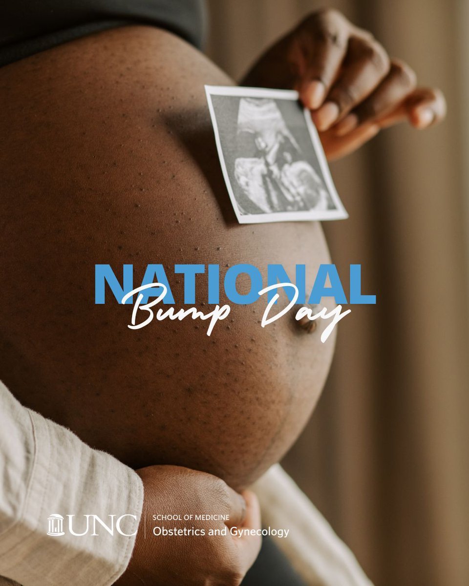 UNCOBGYN's tweet image. On #BumpDay, we shine a light on the importance of maternal health—so every mom has the support she needs for a healthy pregnancy and a strong start for her baby. 🩵