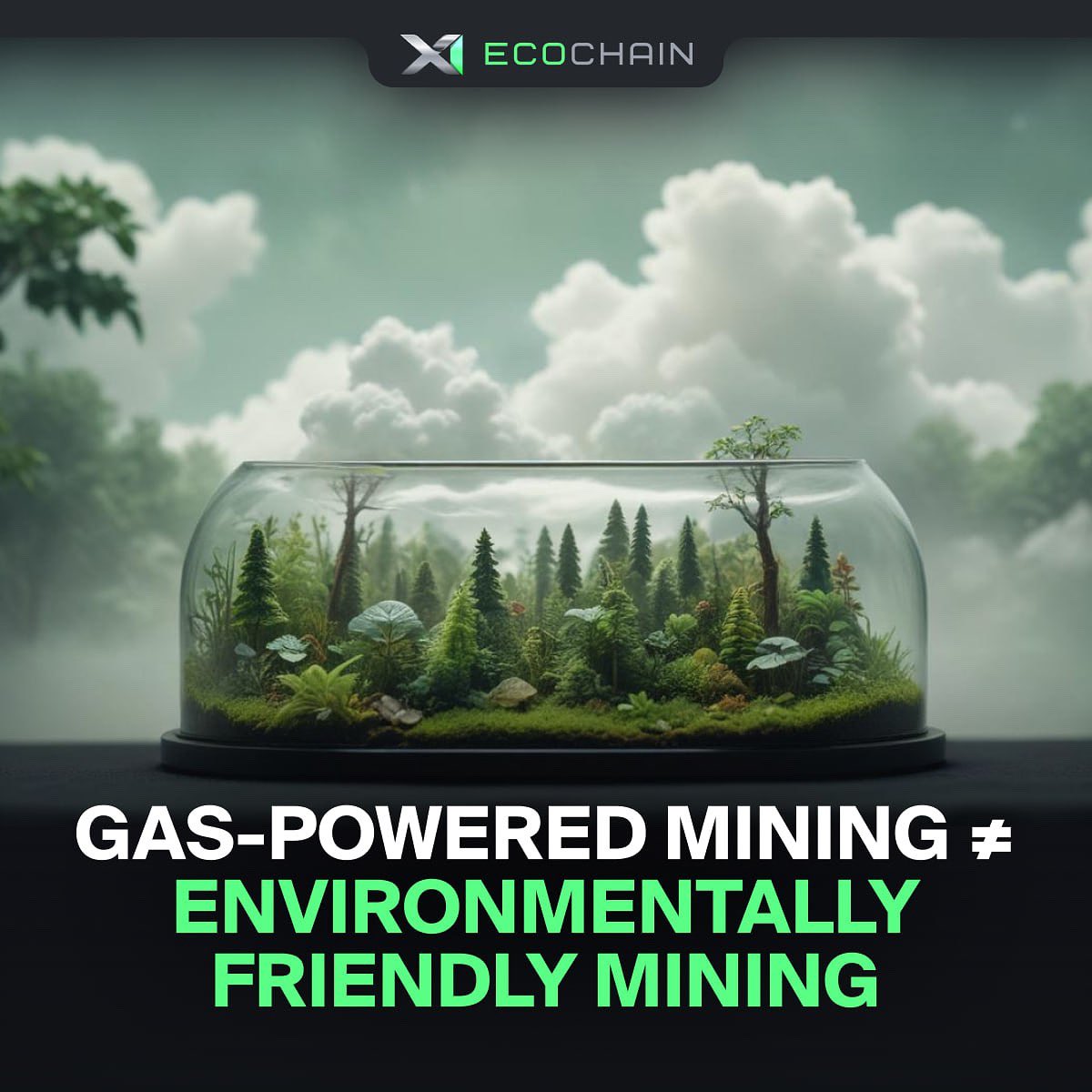 X1_EcoChain's tweet image. Gas-powered mining ≠ environmentally friendly mining
It’s still CO₂, noise, heat, and dirt.
🚫 No more compromises.
X1 EcoChain:
• 3W/h
• Zero noise
• No cooling required
• 100% decentralized
• Zero environmental
• A real alternative.
Don't burn out the future. Go…