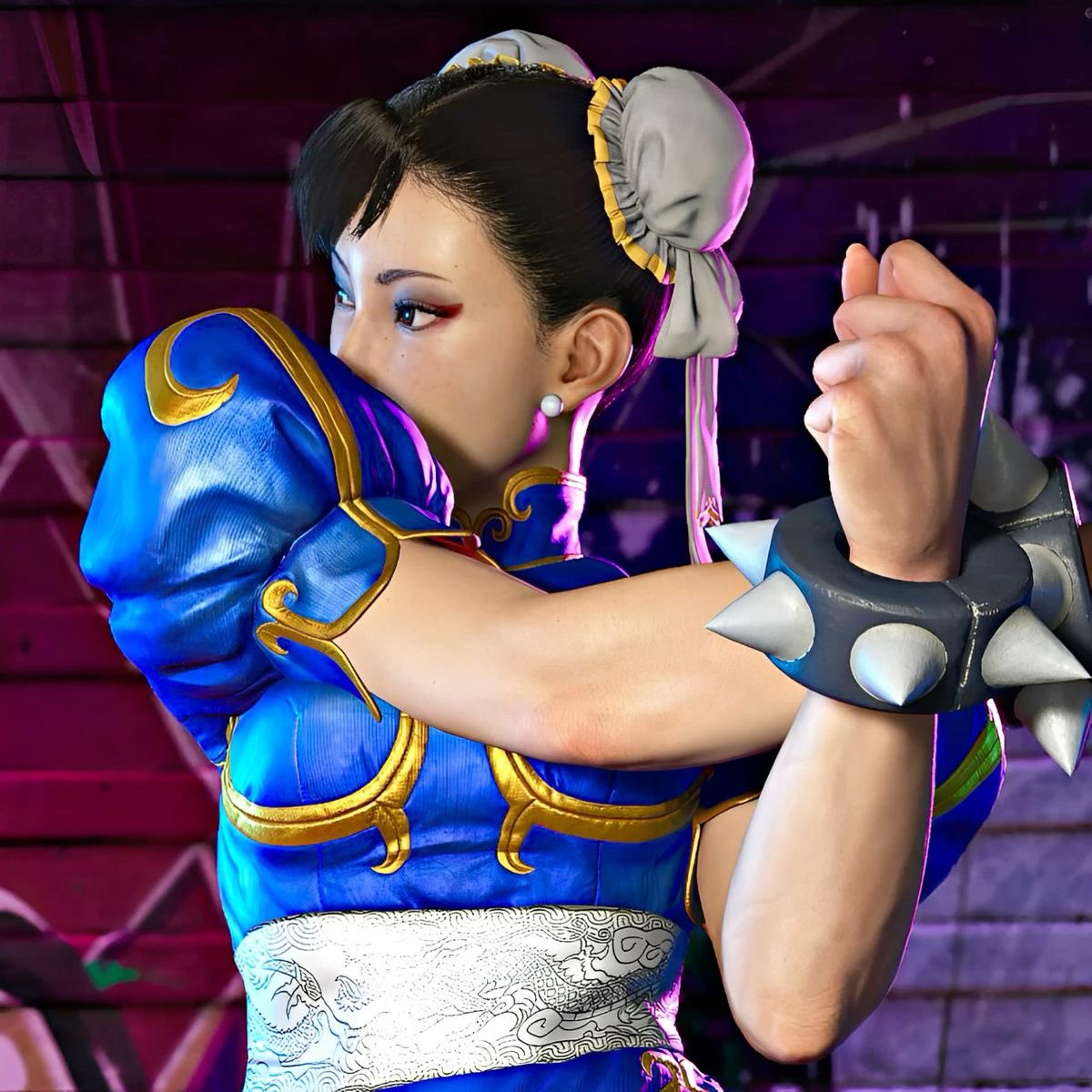 QlGONG's tweet image. the crack of bone, the slow rise
of stiffness. chun-li had woken
around the sharp edge of 4 a.m.,
and finished by 8. even as the city
stirred, she kept stretching โ
body still in motion, breath steady
in her chest.