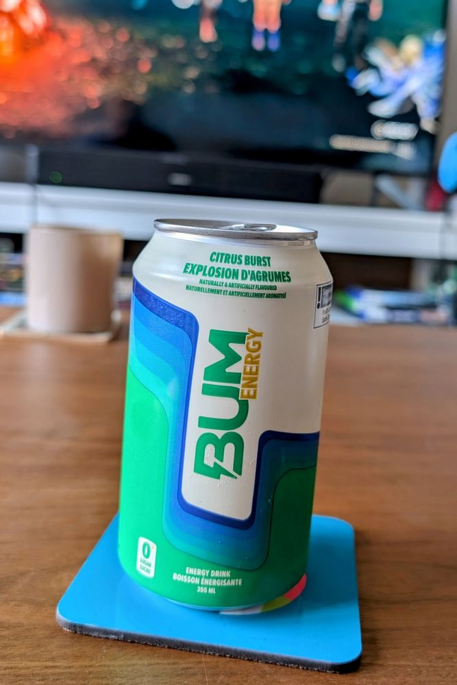 stoonami's tweet image. Happy to report that this actually doesn&apos;t taste like bum.