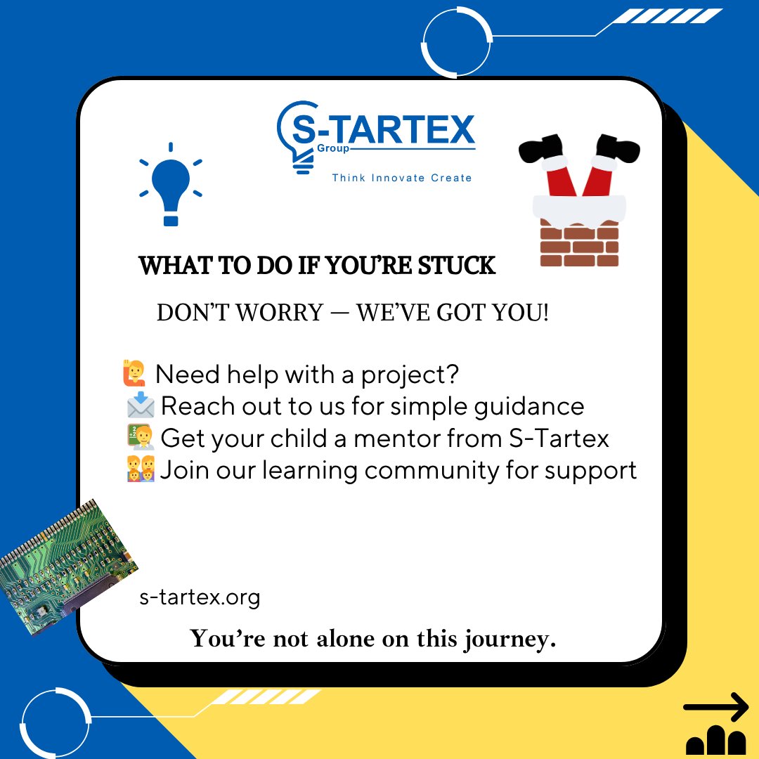 🔧 Big news from #STartexAcademy!
We’re launching weekly DIY electronics projects for ages 9–18.
📸 Simple, hands-on, and fun to try at home.
🧠 Let’s build the future together.
#ThinkInnovateCreate #YouthInTech #ArduinoKids