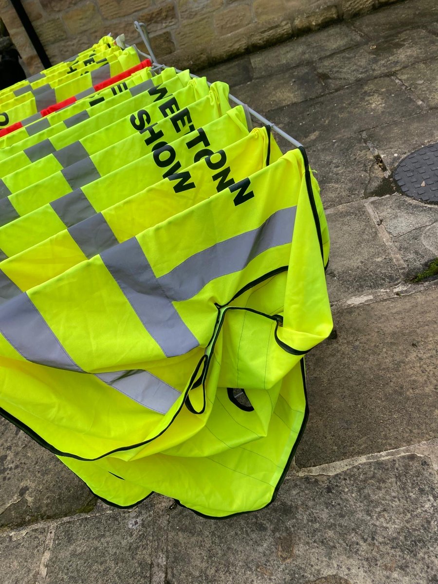 Thank You to our volunteers - helping out before, during and after Show Day from car park duties &amp; litter picking to stewarding ..we could not run the Show without you!  Tabards are all washed &amp; ready for next year! If you’d like to get involved please message the Show