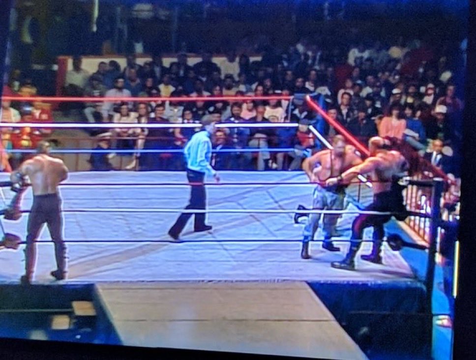WrestlingH2023's tweet image. I’ve been binging Prime Time episodes from ‘87-‘89. Love the aesthetic of those regular venues. The scoreboard at Boston Garden, attached ramp at Maple Leaf Gardens, dim lighting and rowdy fans at MSG and The Spectrum. It’s a whole vibe😎
#ThrowbackThursday
#Wrestling
#WWE
