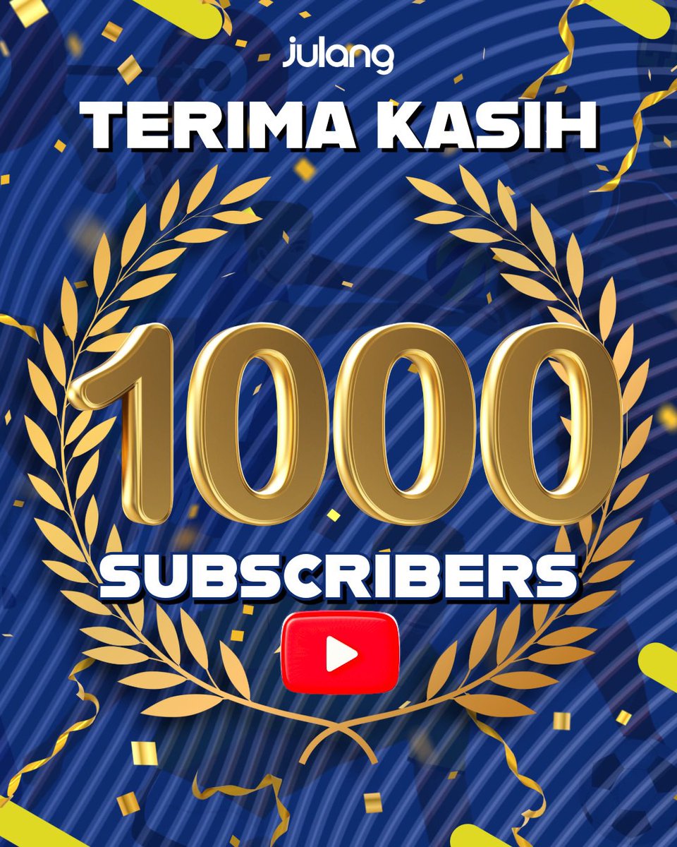JulangMY's tweet image. Masa Julang bermula, matlamat kami jelas — untuk menjulang dunia sukan Malaysia.
Kini dengan 1,000 subscribers, semangat kami makin membara untuk terus bawa komuniti ini ke podium emas! 🥇🔥
Terima kasih kepada semua
Ini baru permulaan teruskan Men-Julang bersama kami! ❤️