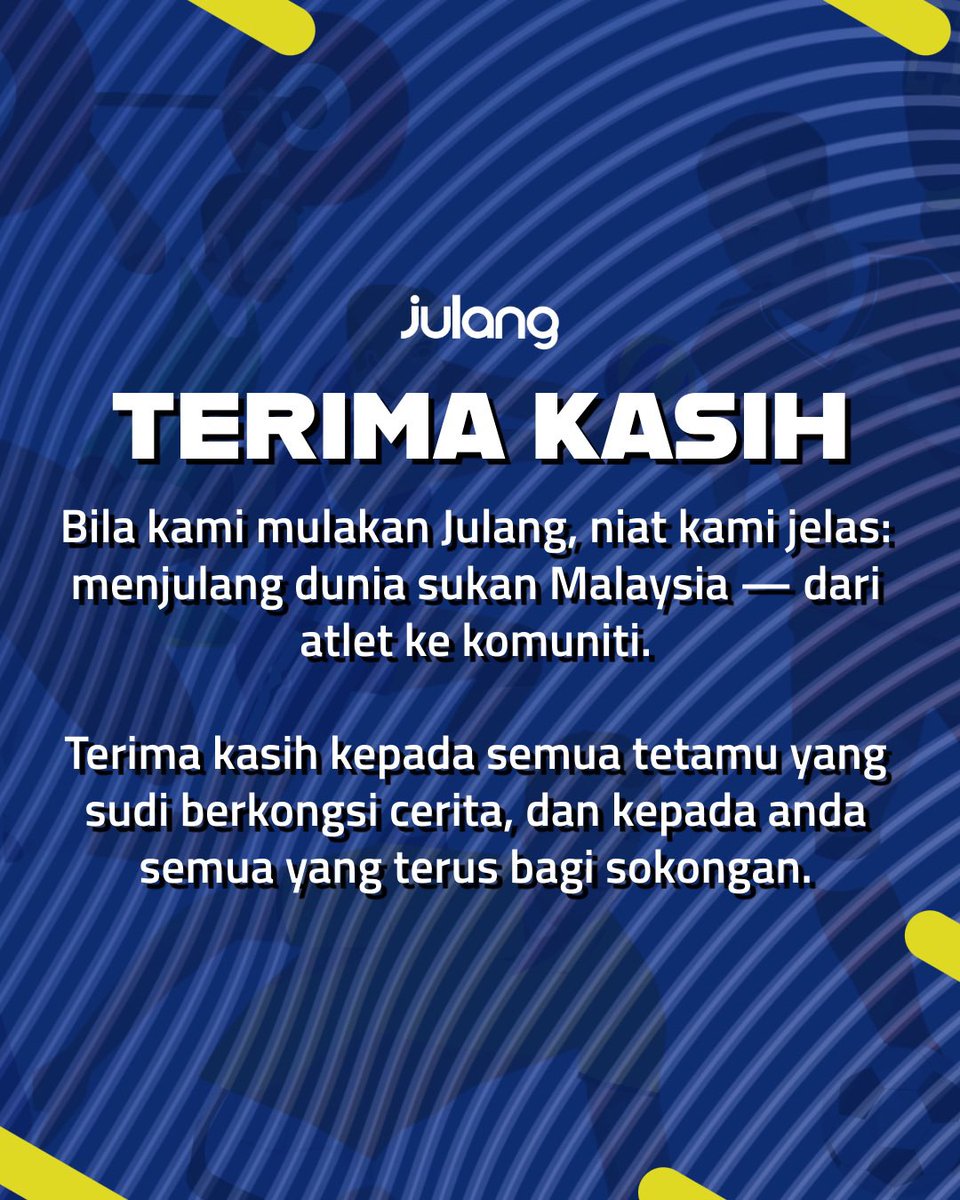 JulangMY's tweet image. Masa Julang bermula, matlamat kami jelas — untuk menjulang dunia sukan Malaysia.
Kini dengan 1,000 subscribers, semangat kami makin membara untuk terus bawa komuniti ini ke podium emas! 🥇🔥
Terima kasih kepada semua
Ini baru permulaan teruskan Men-Julang bersama kami! ❤️