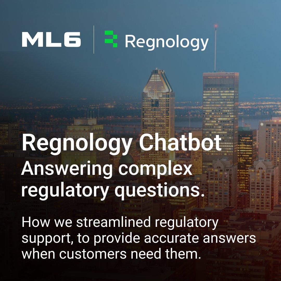 📣 Answering complex regulatory questions with speed &amp; precision - powered by AI.Together with #Regnology and #GoogleCloud, we built a GenAI chatbot that’s transforming regulatory support. From time-sensitive compliance queries to ever-evolving policies
👉 hubs.la/Q03yJlZP0