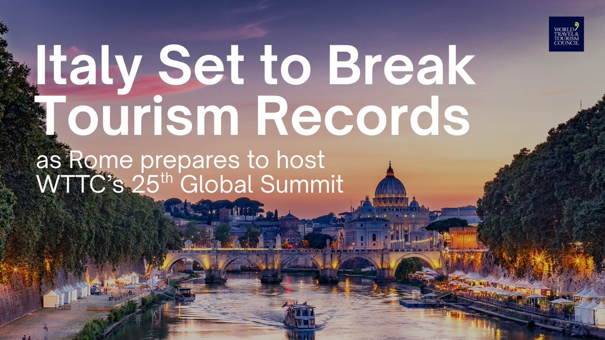 WTTC's tweet image. ๐๐ฎ๐น International visitor spending to reach more than โฌ60BN as global tourism leaders head to the Eternal City this September.
Learn more ๐ bit.ly/3TRU11L
#WTTC #GSRome #Italy