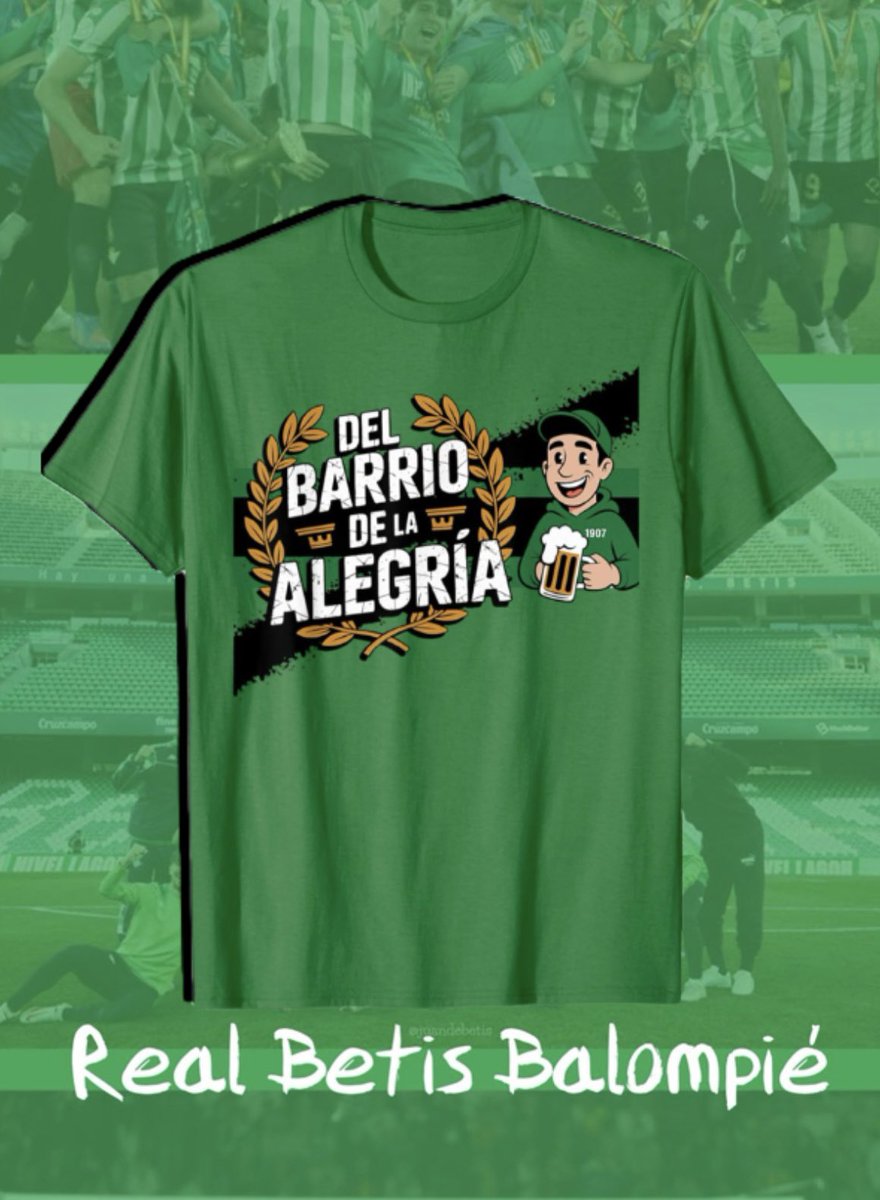 Si si, la tercera equipación del Betis está chula… pero esta es una pasada! 😍😍

#RealBetis