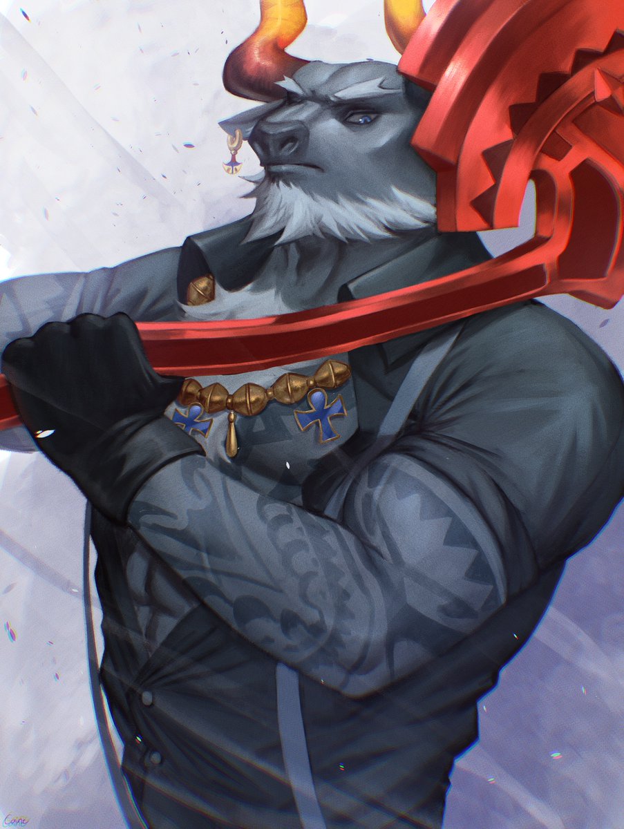 workofcaine's tweet image. Finished artwork. This game has a lot oh interesting characters designs, especially the furry ones😅
#dislyte