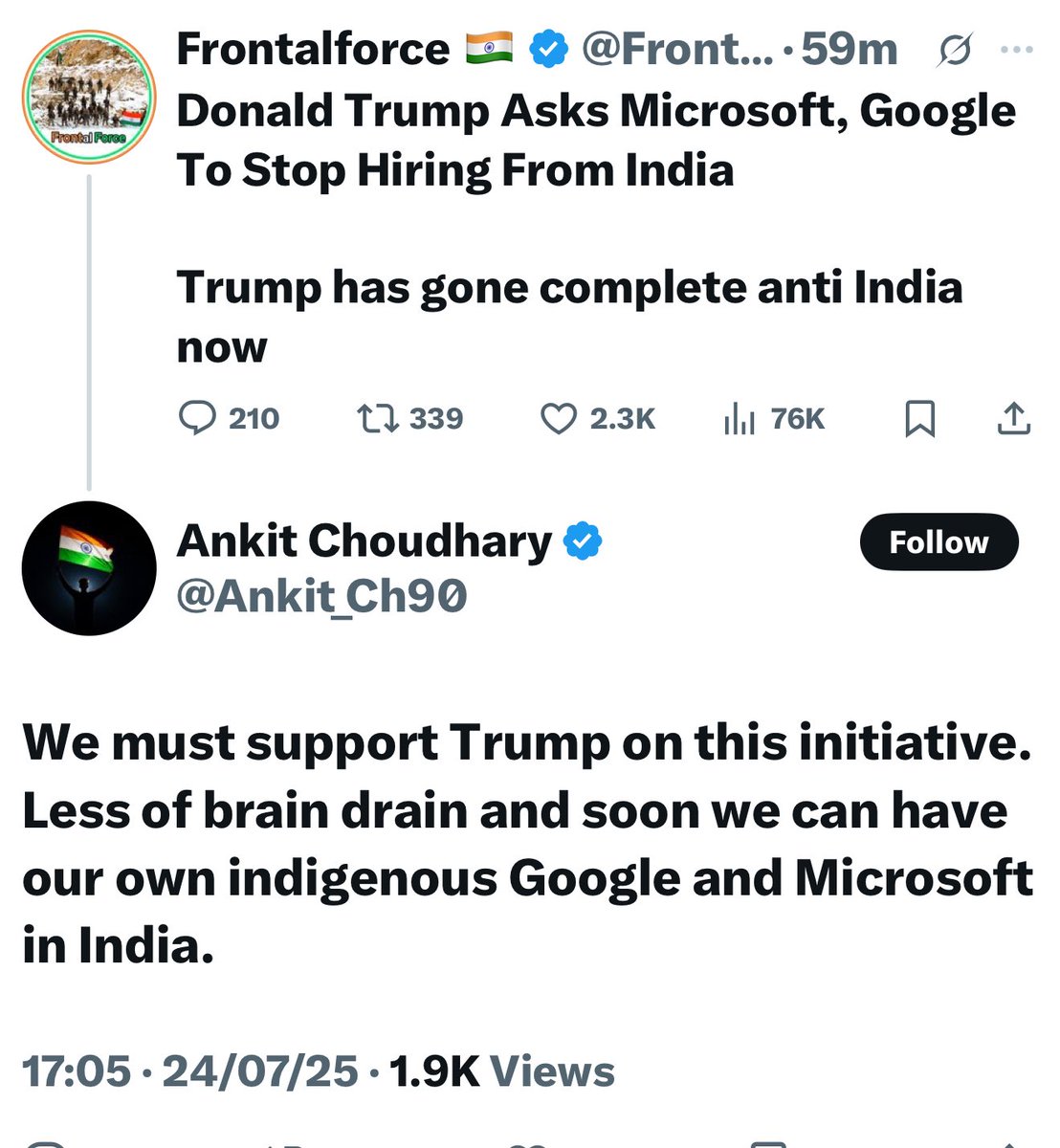 Sanginamby's tweet image. “Israel we are your friend.”
“I understand why you abuse us bro”
“Israel we are same as you”
Same energy. When it comes to whites the servility of the Bhakt is grotesque.