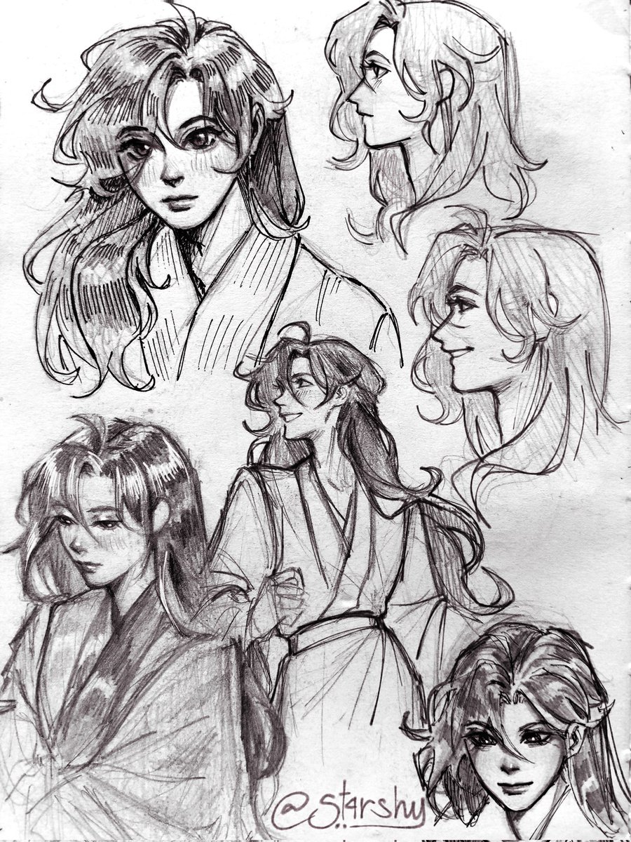 st4r_shy's tweet photo. uhh wei yimg sketches from something something ago idk
#weiwuxian #魔道祖师 https://t.co/4yfkV0DgGC